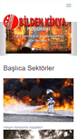 Mobile Screenshot of bildenkimya.com